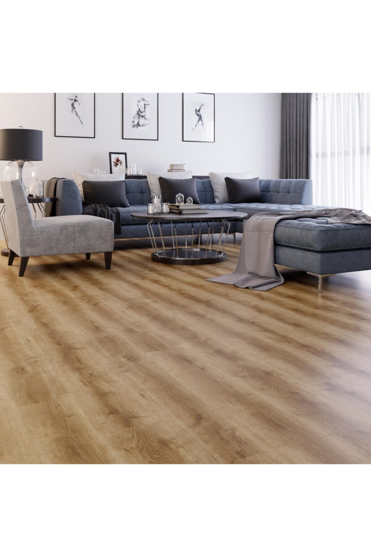 Çamsan Parke Çamsan Silver Didim Meşe 8mm Laminant Parke